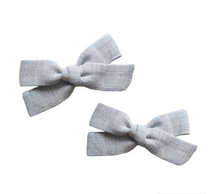 Load image into Gallery viewer, Regular Pigtail Bow | Icy Sage