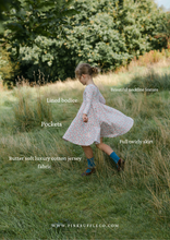 Load image into Gallery viewer, Cream Poppy Twirl Dress