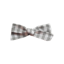 Load image into Gallery viewer, Regular Pigtail Bow | Sage Gingham