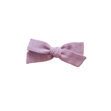 Load image into Gallery viewer, Petite Pigtail Bow | Mauve