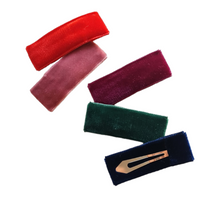 Load image into Gallery viewer, XL Velvet Snap Clips |
