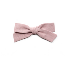 Load image into Gallery viewer, Regular Pigtail Bow Set | Dusky Pink